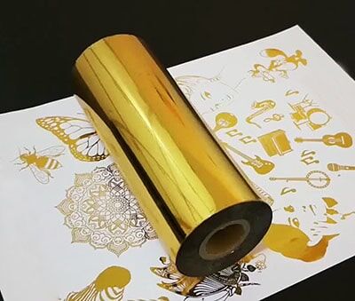 Toner Reactive Foil Paper Hot Stamping Foil Gold Foil By Laser